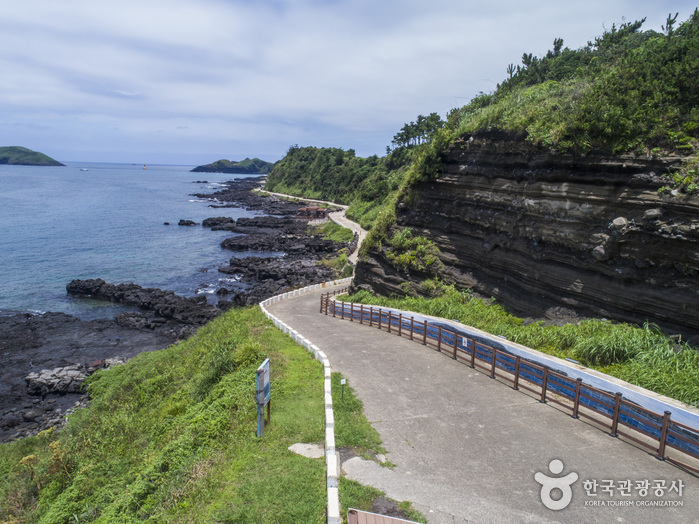 Pic de Suwolbong et plage Chagwi (수월봉과 차귀해안)