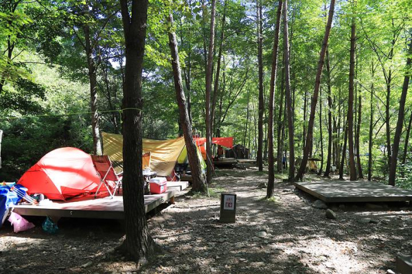 국립삼봉자연휴양림 야영장